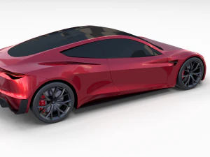 full tesla 2020 vehicle lineup 3D Model