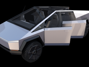 full tesla 2020 vehicle lineup with interiors Modèle 3D