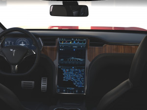 full tesla 2020 vehicle lineup with interiors Modèle 3D