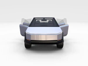full tesla 2020 vehicle lineup with interiors 3D Model