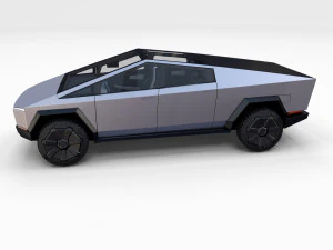 full tesla 2020 vehicle lineup with interiors 3D Model