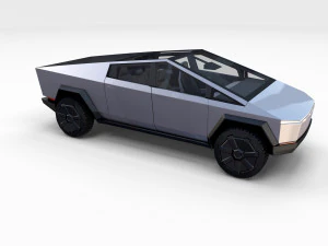 full tesla 2020 vehicle lineup with interiors 3D Model