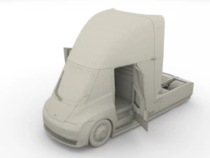 full tesla 2020 vehicle lineup with interiors 3D Model
