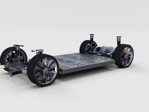 full tesla 2020 vehicle lineup with interiors and chassis Modelo 3D