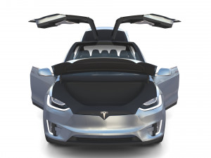 full tesla 2020 vehicle lineup with interiors and chassis Modelo 3D