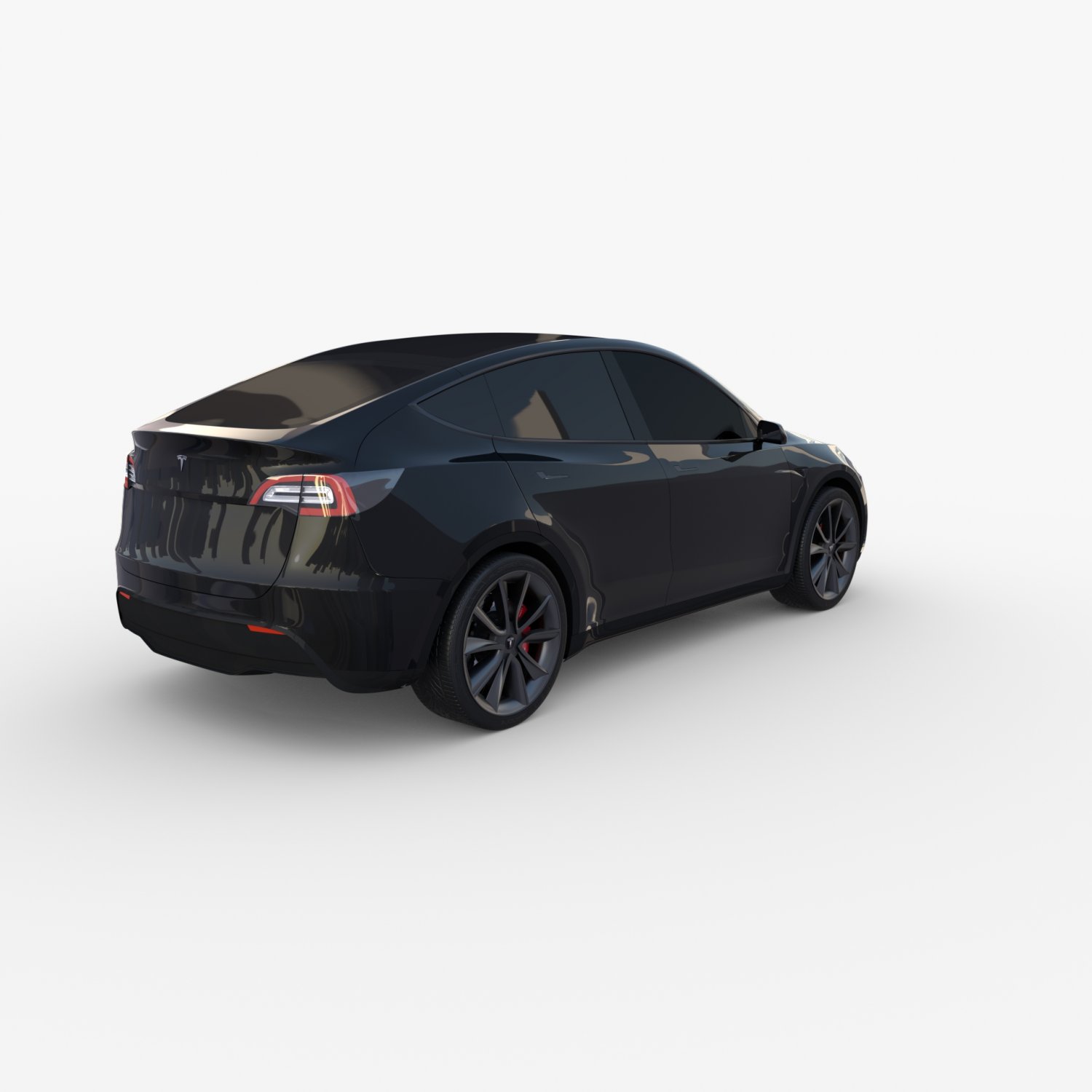 Tesla y black and white 2025 interior