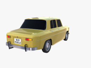 generic 60s european car Model 3D