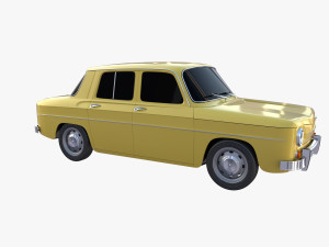 generic 60s european car Model 3D