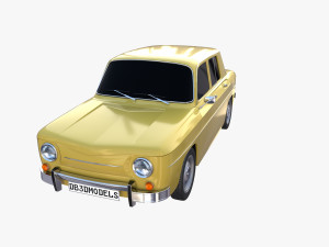generic 60s european car Model 3D