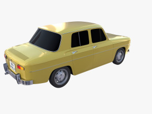 generic 60s european car Model 3D