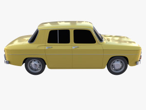 generic 60s european car Model 3D