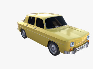 generic 60s european car Model 3D