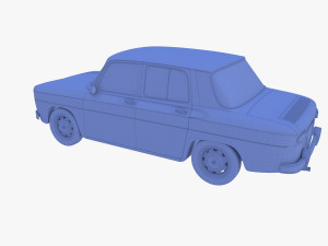 generic 60s european car Model 3D