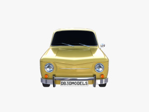 generic 60s european car Model 3D