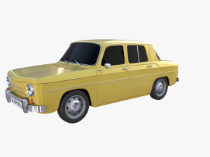 generic 60s european car Model 3D