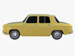 generic 60s european car Model 3D