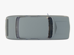 dacia 1100 with interior gray Modelo 3D