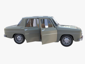 dacia 1100 with interior gray Modelo 3D