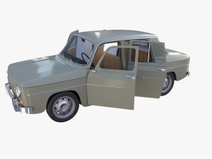 dacia 1100 with interior gray Modelo 3D
