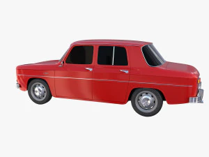 dacia 1100 red 3D Model