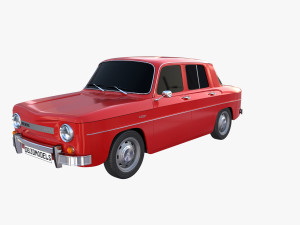 dacia 1100 red 3D मॉडल