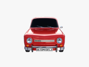 dacia 1100 red 3D मॉडल