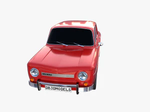 dacia 1100 red 3D Model