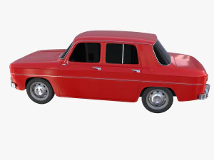 dacia 1100 red 3D Model