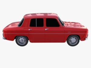 dacia 1100 red 3D Model