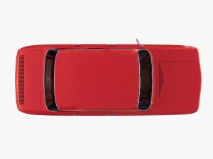 dacia 1100 red 3D Model
