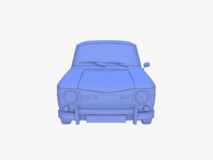 dacia 1100 red 3D मॉडल