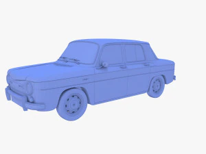 dacia 1100 red 3D Model
