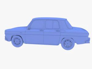 dacia 1100 red 3D Model
