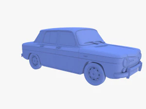 dacia 1100 red 3D Model