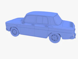 dacia 1100 red 3D Model