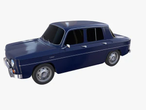 dacia 1100 dark blue 3D Model