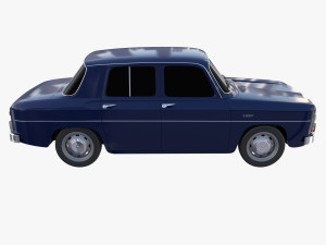 dacia 1100 dark blue 3D Модель