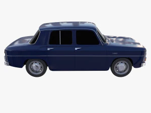 dacia 1100 dark blue 3D Model