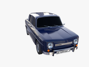 dacia 1100 dark blue 3D Модель