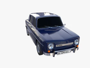 dacia 1100 dark blue 3D Model