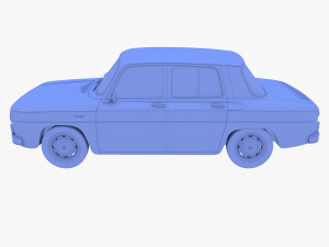 dacia 1100 dark blue 3D Модель