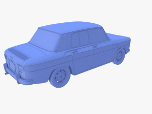 dacia 1100 dark blue 3D Модель