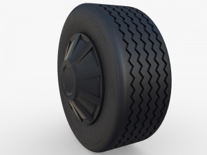 tesla truck wheel 1 3D Model