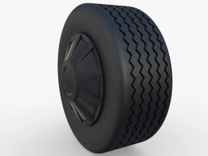 tesla truck wheel 1 3D Model