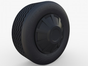 tesla truck wheel 1 3D Model