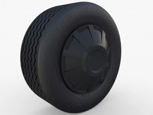 tesla truck wheel 1 3D Model