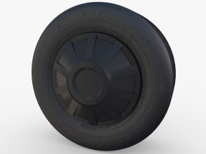 tesla truck wheel 1 3D Model