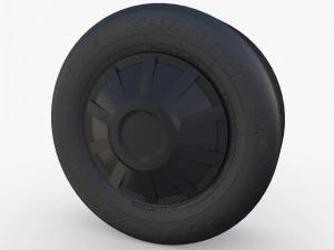 tesla truck wheel 1 3D Model