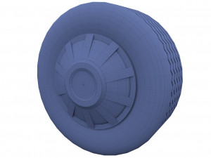 tesla truck wheel 1 3D Model