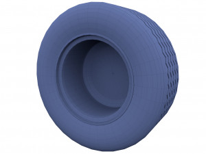 tesla truck wheel 1 3D Model